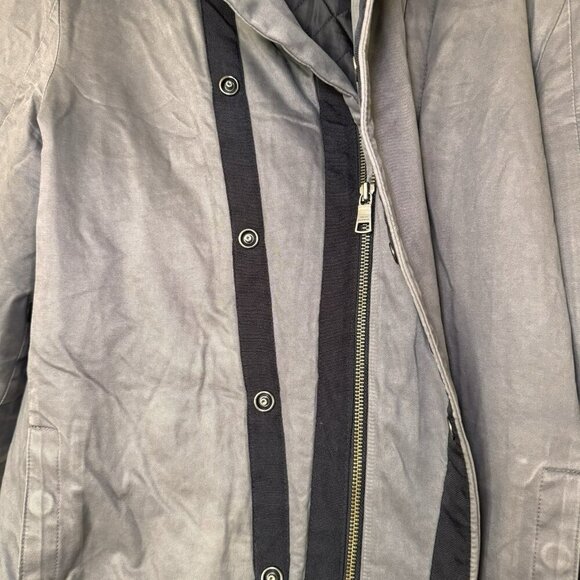 Armani Exchange Padded Bomber Jacket S Gray coat outerwear puffer - Picture 6 of 10